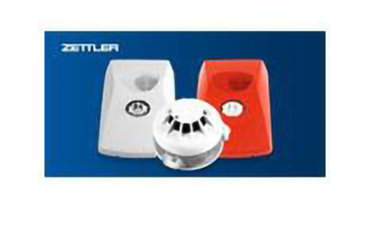 An assortment of Zettler fire detection products
