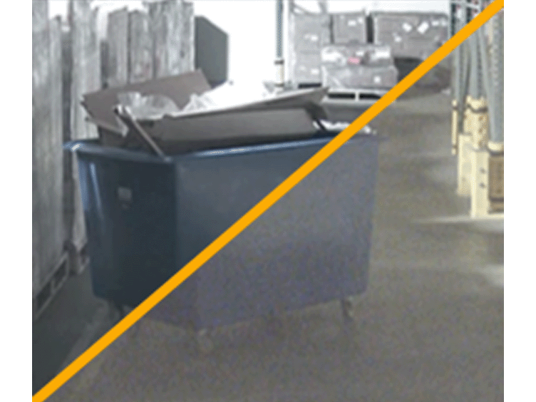 Ultra vision feature in the video Surveillance camera