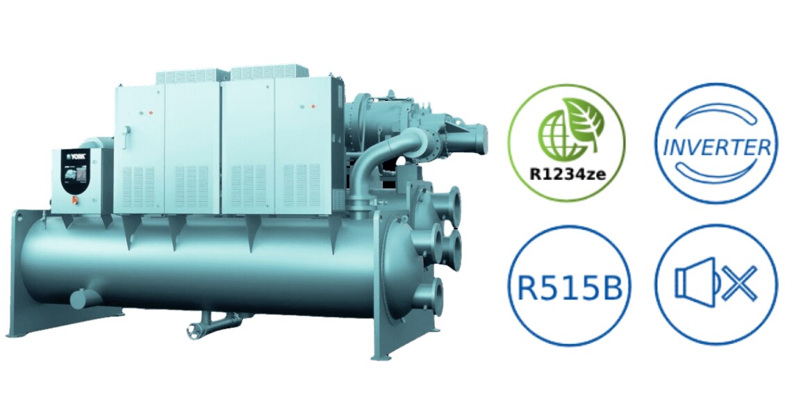 Heat pump chiller product by York