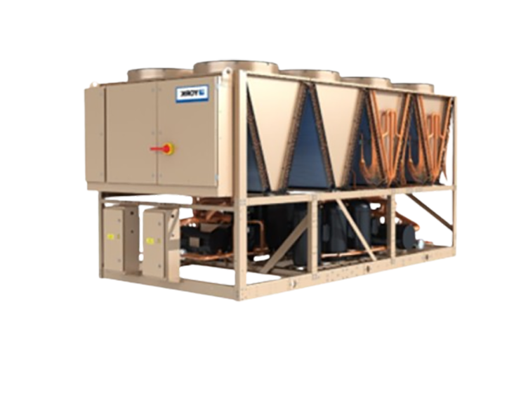 York chiller product display