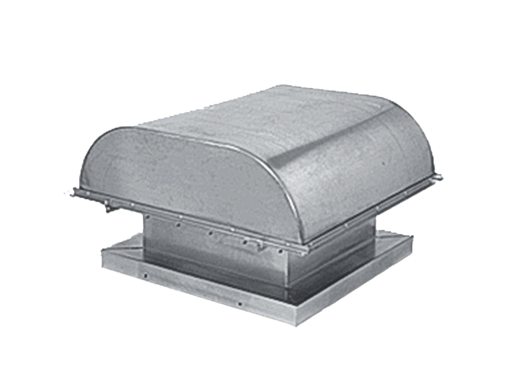 Roof mounted fan product