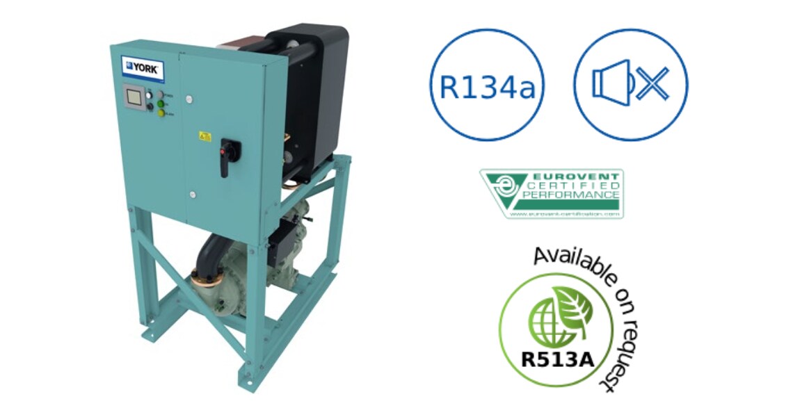 Heat pump chiller product by York