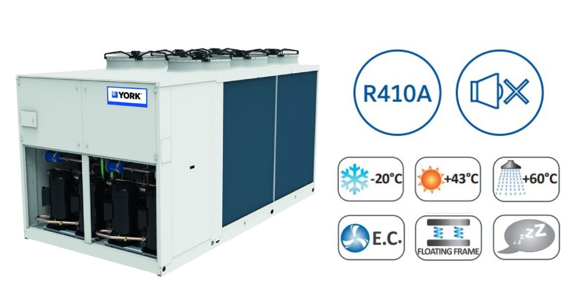 Heat pump chiller product by York
