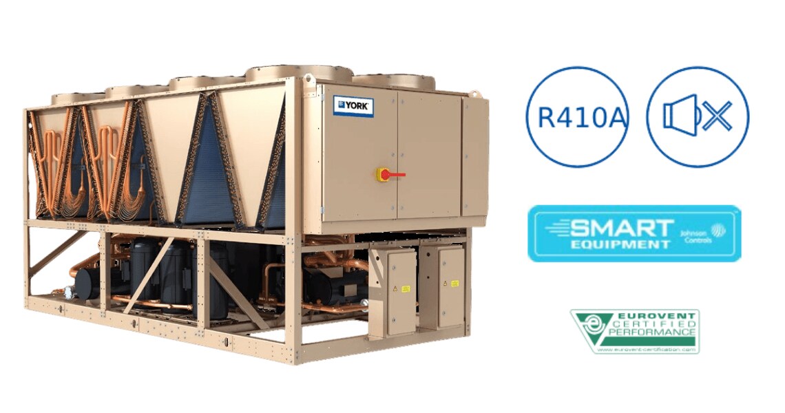 Heat pump chiller product by York