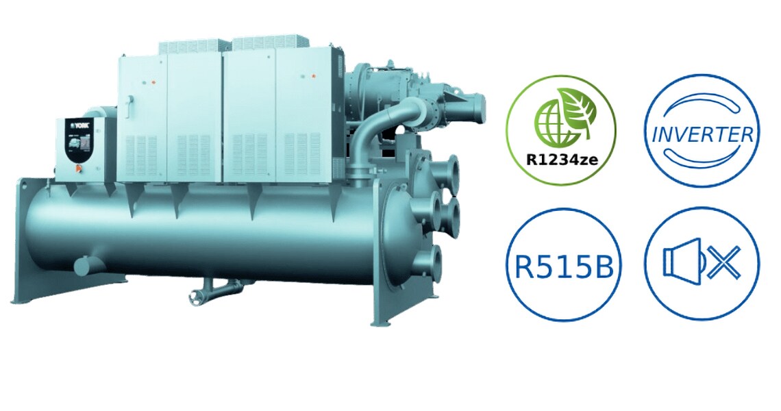 Heat pump chiller product by York