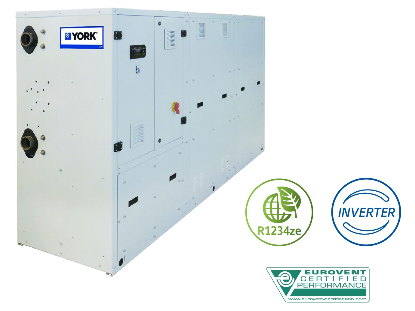 Heat pump chiller product by York