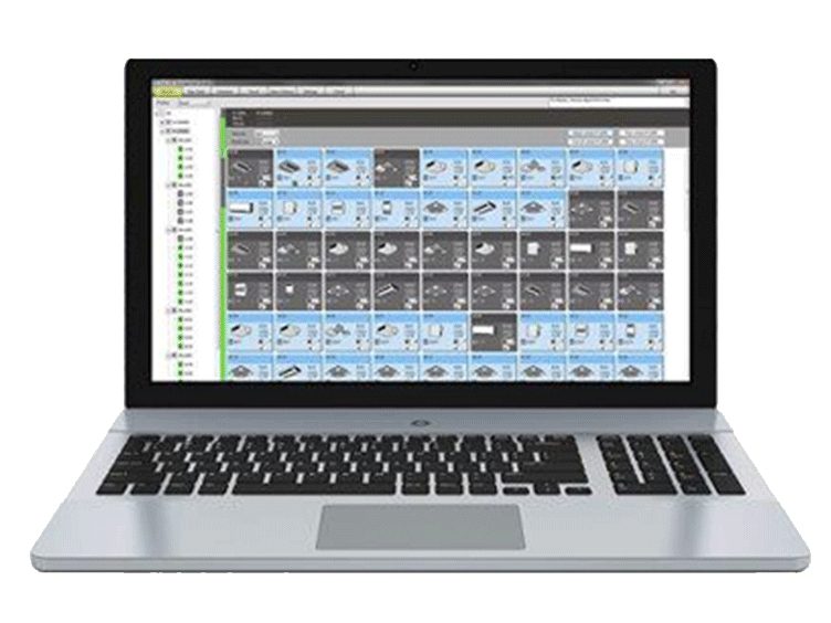 Display functional parameters on laptop of the software controlled Controllers