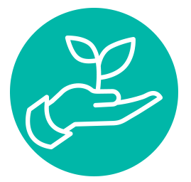 Sustainable operations icon