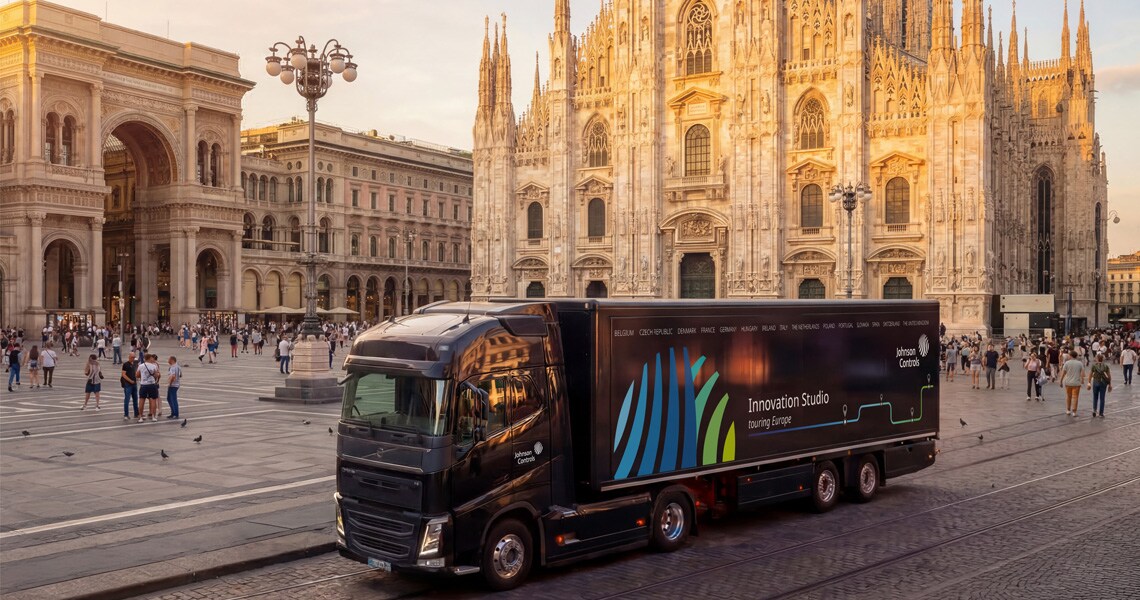 Johnson Controls inaugura il tour europeo dell’Innovation Studio a MCE 2026, portando in viaggio soluzioni tecnologiche per gli edifici mission critical