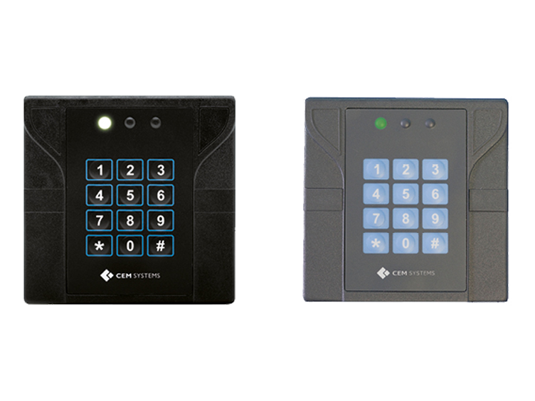 Access controller keypad by CEM system display