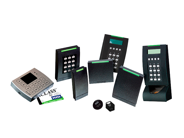 Entry and exit access control devices by iClass