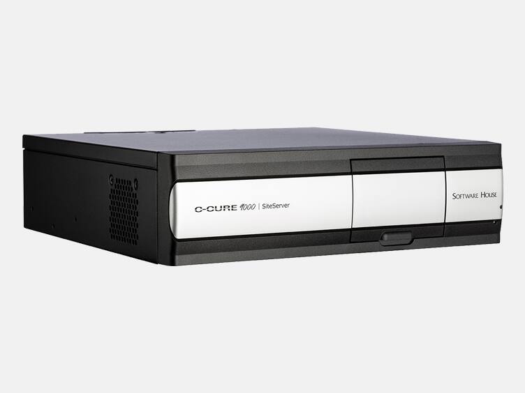 A black and white DVD player positioned against a clean white background