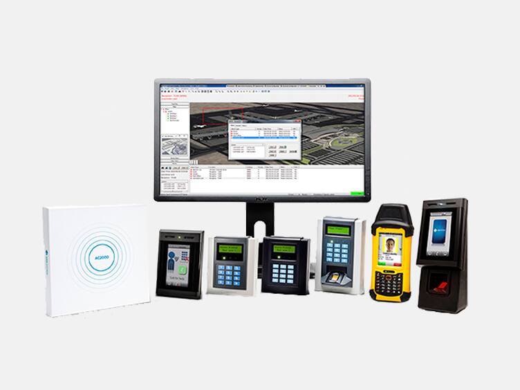 An image displaying a computer monitor, a phone, and a remote control