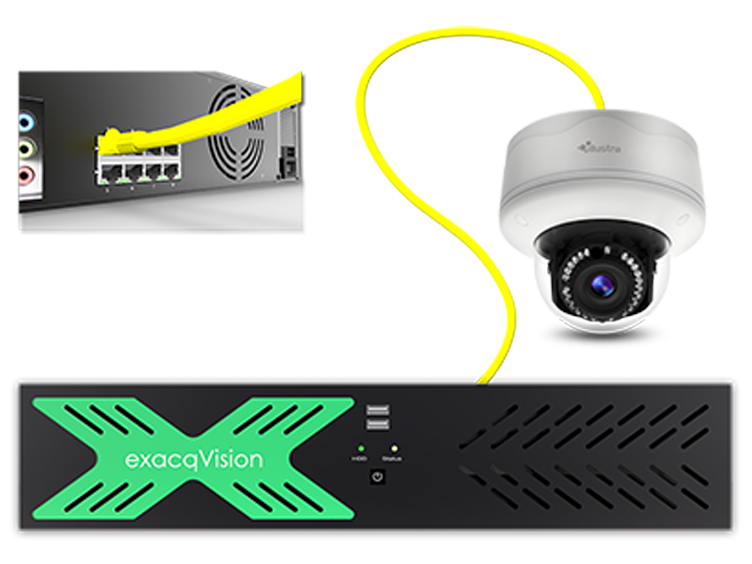 Network Video recorder product components by Exacq vision