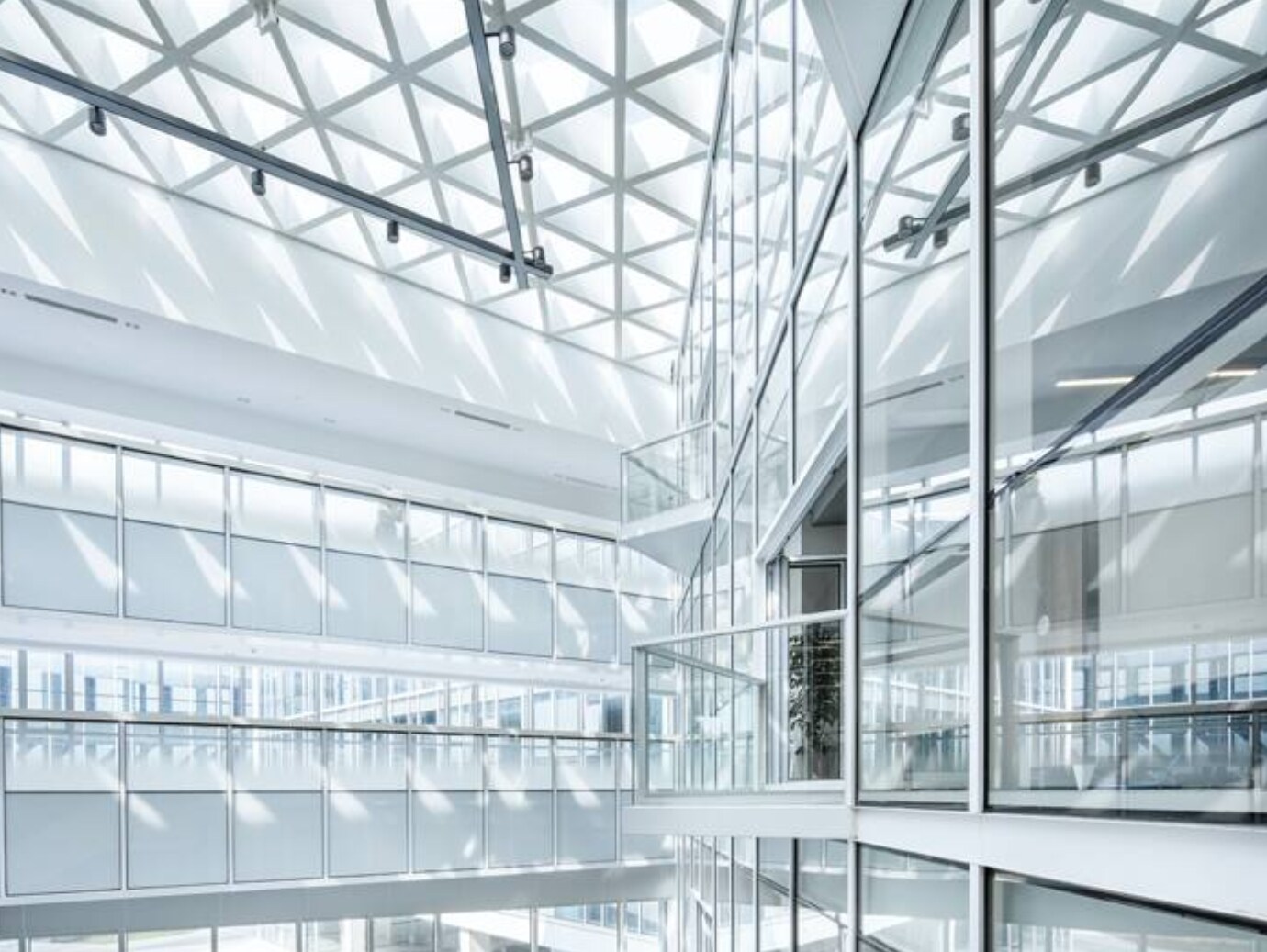 White building interior