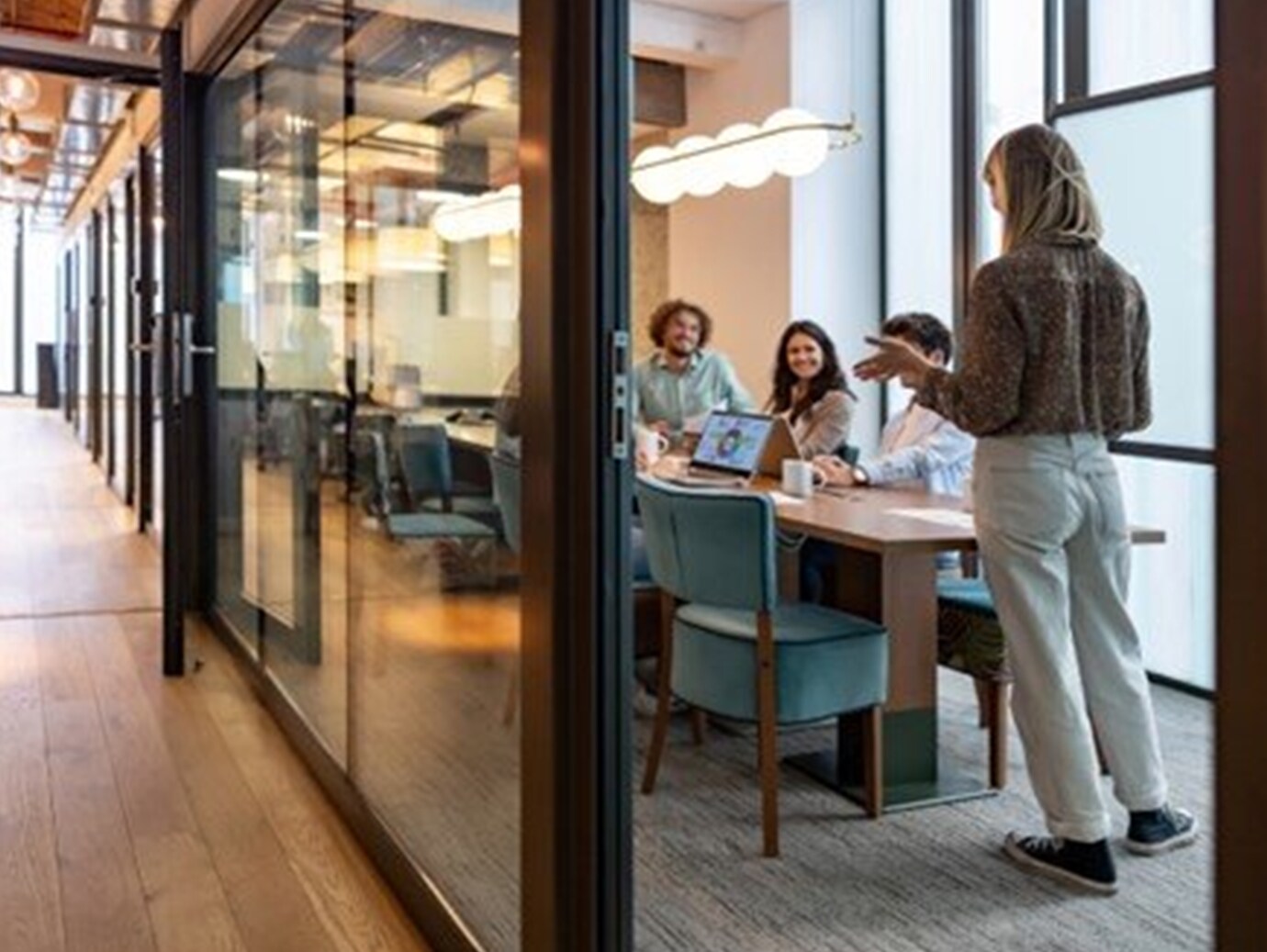 People in conference room