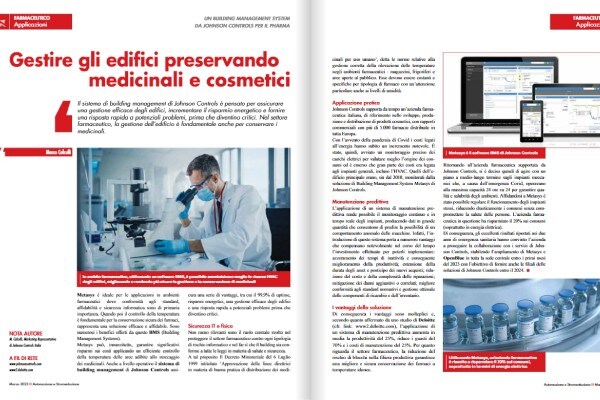 Article related to Johnson Controls Building Management System